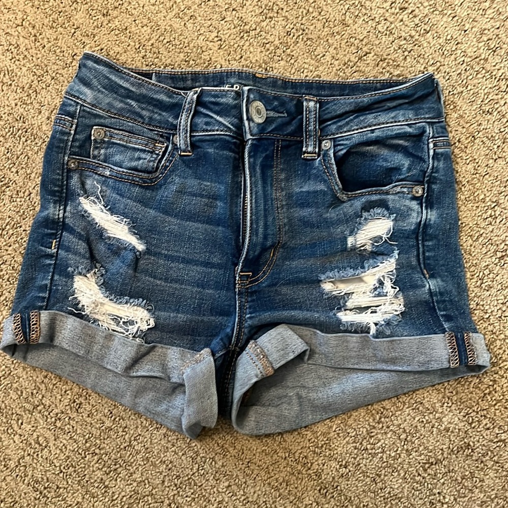 american eagle jean shorts